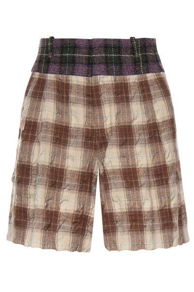 Loewe Checked Flannel Shorts