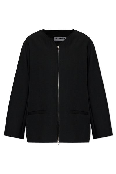 Jil Sander Zip-Front Boxy Jacket