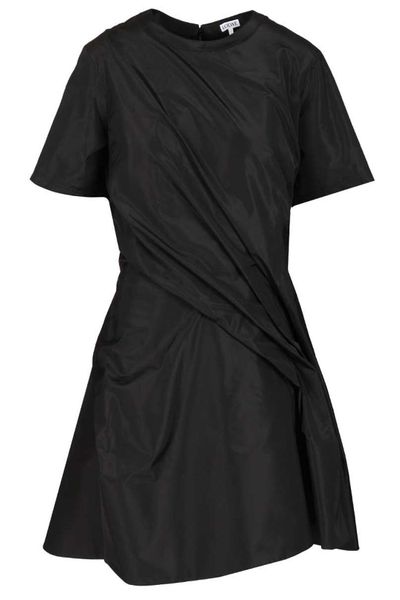 Loewe Short-Sleeved Crewneck Dress