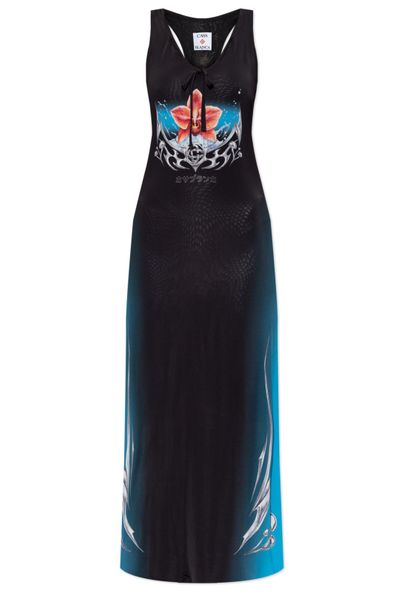 Casablanca Blades Slinky Jersey Dress