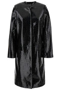 Totême Embossed Coated Leather Coat