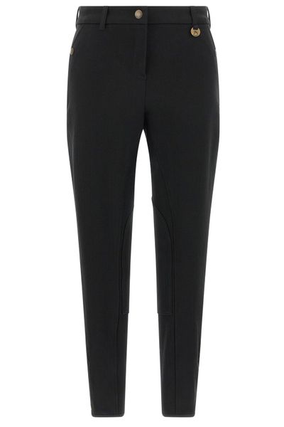 Burberry Herringbone Patterned Tapered Trousers