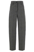 Prada Triangle-Patch Pleat-Detailed Trousers