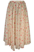 Prada Floral-Printed Midi Skirt