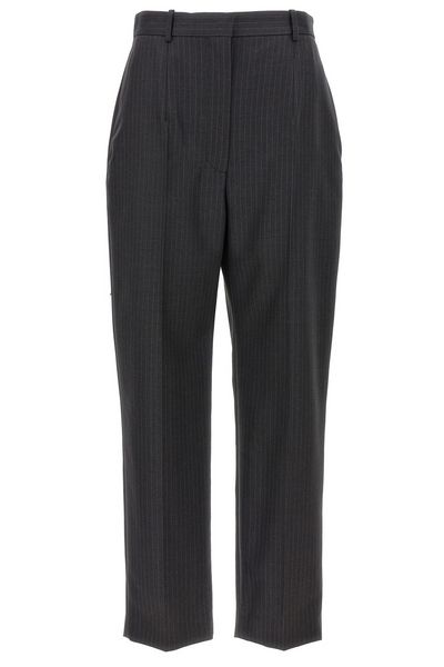 Alexander McQueen Straight-Leg Pinstripe Tailored Pants