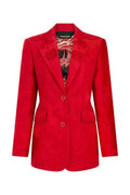 Roberto Cavalli Dragon-Patterned Single-Breasted Blazer
