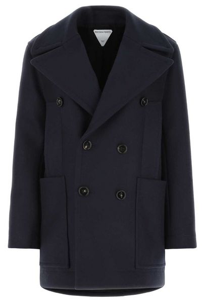 Bottega Veneta Curved Shape Felted Coat