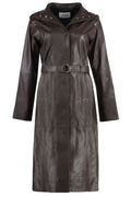 Yves Salomon Dagnello Belted Long Coat