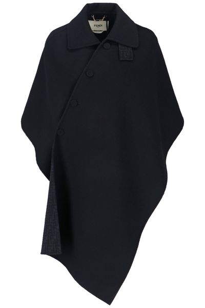 Fendi Enveloping Short Cloak