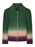 Sacai Garment Dye Knit Cardigan