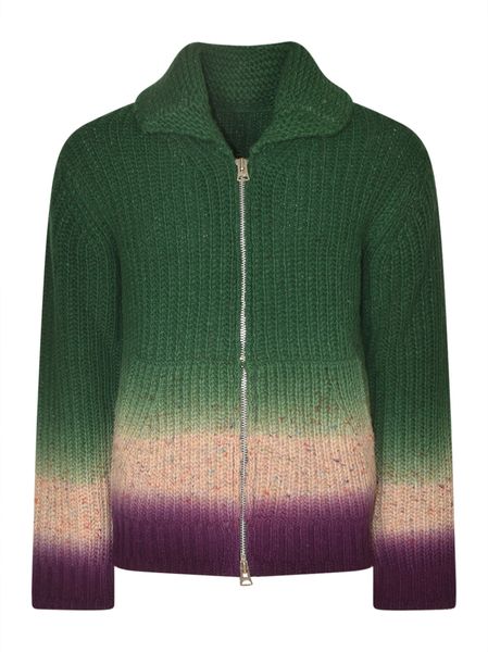 Sacai Garment Dye Knit Cardigan