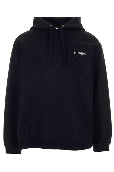 Valentino Garden Floral Embroidered Hoodie