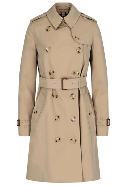 Burberry Button Detailed Kensington Trench Coat