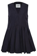Jil Sander Poplin Pleated Top