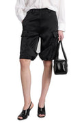 Courrèges Utility Chaps Satin Shorts