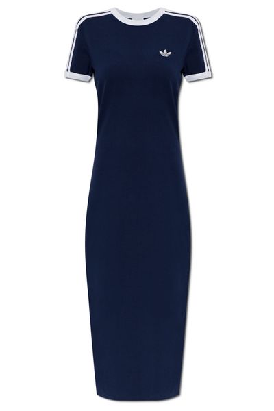 Adidas Originals Logo Midi T-Shirt Dress