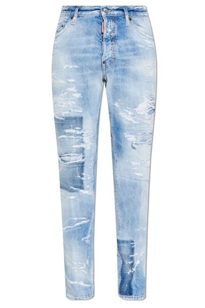 Dsquared2 Light Ripped Wash Cool Guy Jeans