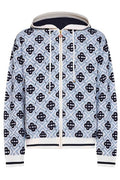 Casablanca Monogram Jacquard Hooded Sweater