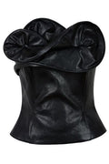 Magda Butrym Sculpted Strapless Bustier Top
