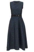 Max Mara Jacquard Midi Dress