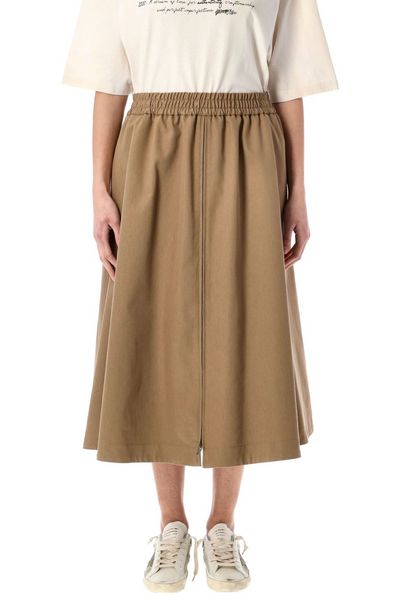 Golden Goose Deluxe Brand Morena Front-Zip Midi Skirt
