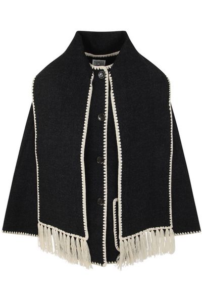 Totême Embroidered Scarf-Detailed Jacket