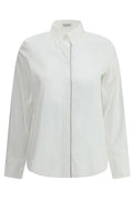 Brunello Cucinelli Straight-Point Collared Buttoned Shirt