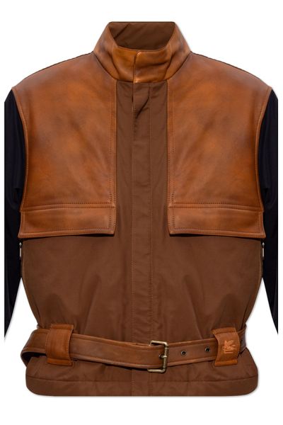 Etro Belted Panelled Jacket