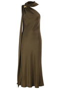 Max Mara One-Shoulder Long Dress