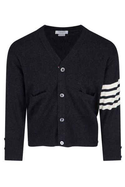 Thom Browne 4-Bar Knitted Cardigan