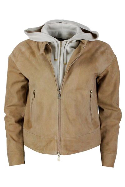 Eleventy Zip-Up Hooded Jacket