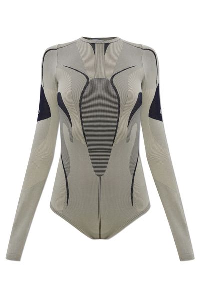Off-White Seamless Long Sleeve Bodysuit