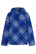 Burberry Plaid-Check Pattern Drawstring Hoodie