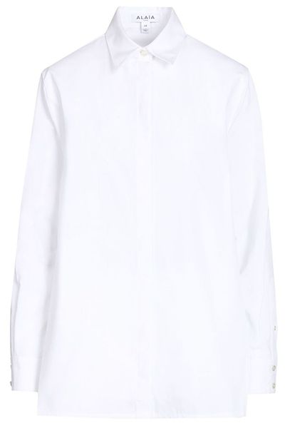 Alaïa Asymmetric Longline Shirt