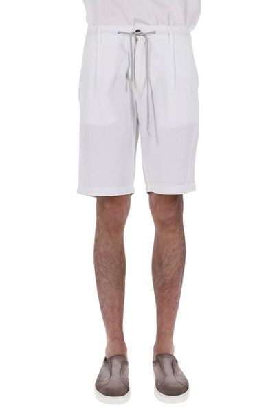 Eleventy Drawstring Pleated Shorts