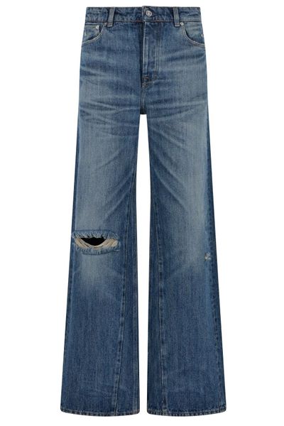 Our Legacy Distressed Wide-Leg Jeans