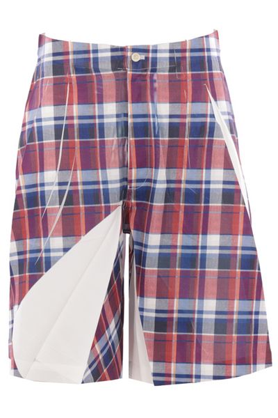 Comme des Garçons Checked Shorts