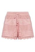 Zimmermann Drawstring Crochet Shorts