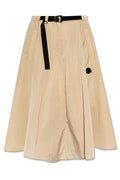 Moncler Logo Patch Belted Skirt