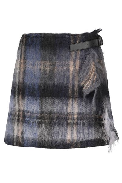 Loewe Checked Skirt