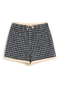 Valentino Bow Detailed Checked Shorts
