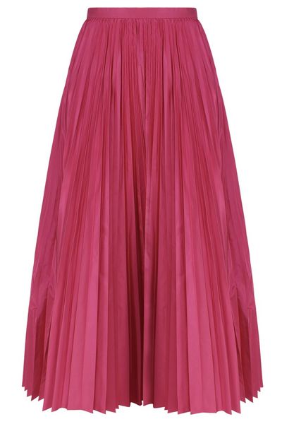 Christian Dior Pleated Midi Skirt