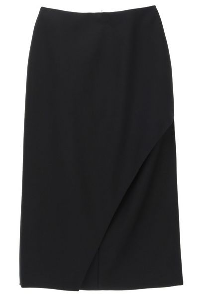 Alexander McQueen High-Waist Slit Detailed Midi Skirt