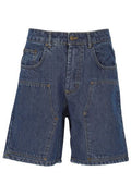 Jaws Button Detailed Denim Shorts