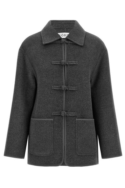 Róhe Pankou Knot Short Coat
