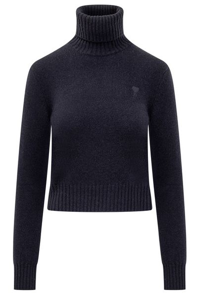 AMI Paris de Coeur Turtleneck Knitted Jumper