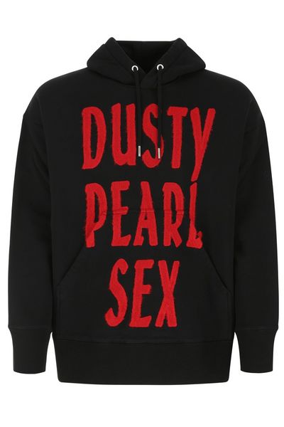Givenchy Slogan Print Drawstring Hoodie