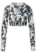 Diesel Melissa-D-Pop Logo Cropped Top
