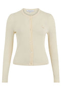 Maison Kitsuné Ribbed Fitted Cardigan