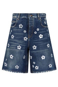 Marc Jacobs Sequin Daisy Wide Leg Shorts